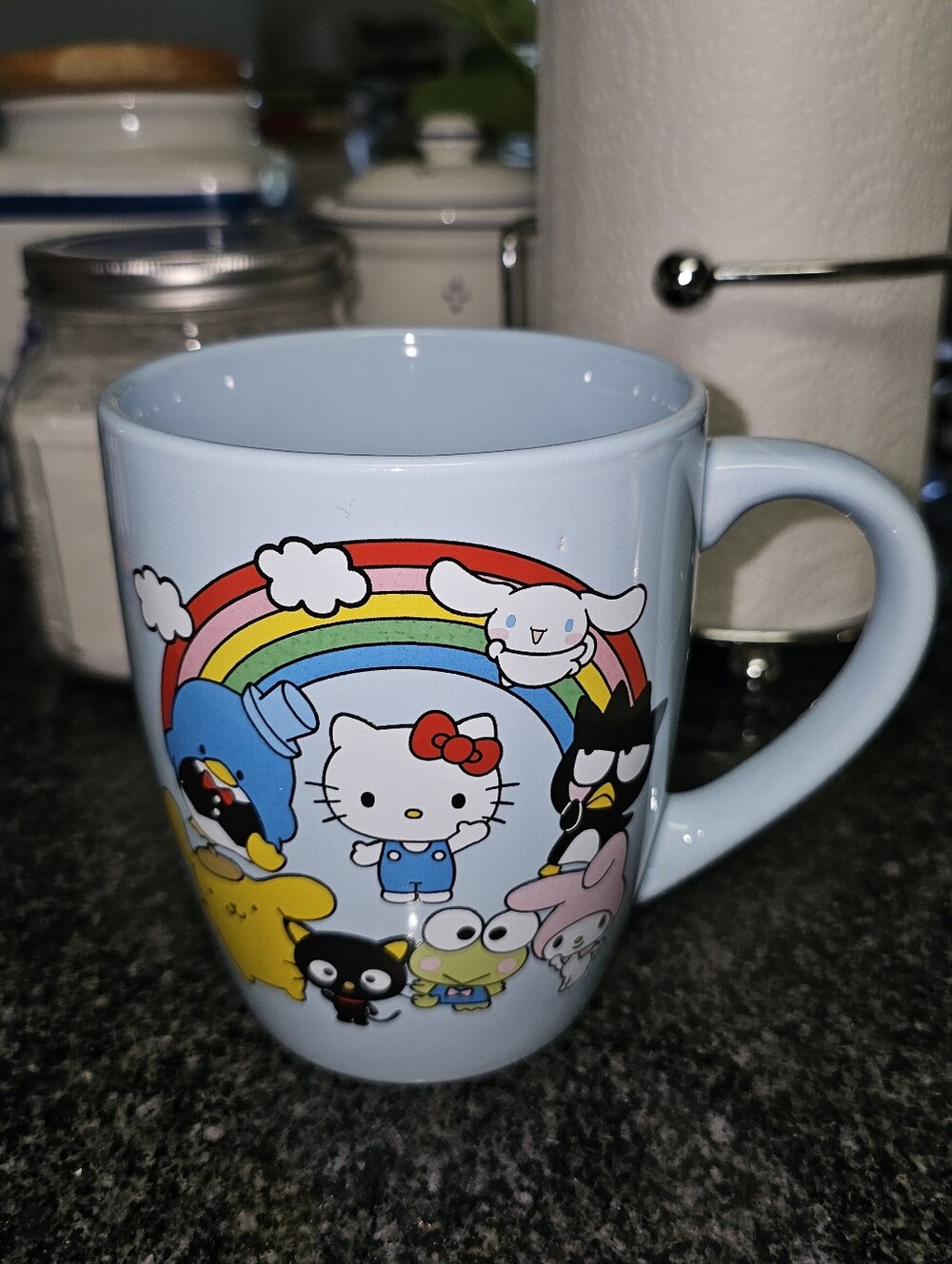 SANRIO Hello Kitty and Friends Blue Ceramic Mug